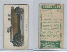 C22 Imperial Tobacco, Motor Cars, 1921, #17 Humber
