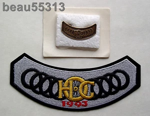 ⭐HARLEY DAVIDSON OWNERS GROUP HOG H.O.G. 1993 WESTE PATCH PIN LOT SET - Bild 1 von 1
