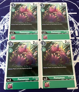 x4 Pomumon BT9-047 C Playset Digimon TCG X Record - Picture 1 of 1