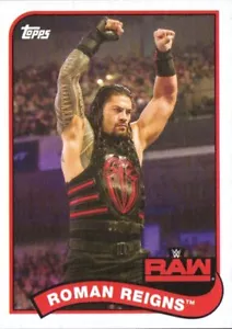 2018 Topps WWE Heritage Wrestling Card #63 Roman Reigns - Picture 1 of 2