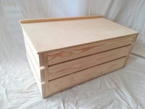 BAUL CAJA de madera maciza. Largo 60 cms. - Imagen 1 de 9
