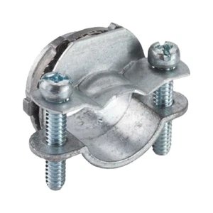 NEW HALEX CASE (100) 05103B 3/8" ROMEX ELECTRICAL WIRE CLAMP CONNECTORS 6102016 - Picture 1 of 12