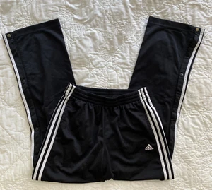 adidas Youth Boys Tear Away Basketball Pants, Black/White, XL 15-16Y - Picture 1 of 7