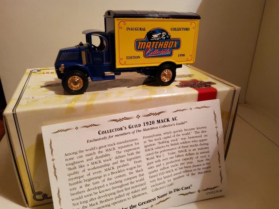 MATCHBOX 1920 MACK AC ' MATCHBOX COLLECTORS GUILD 1998' - Image 1 of 1