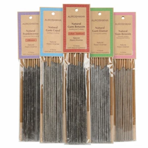 Auroshikha Resin Incense Sticks - Package of 10 - Choose Fragrance! - Picture 1 of 1