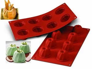 STAMPO IN SILICONE NR. 8 GUGELHOPF di SILIKOMART CAKE DESIGN STAMPO DOLCI - Picture 1 of 1