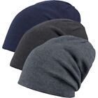 Barts Mens Eclipse Slouch Loose Fit Reversible Beanie Hat