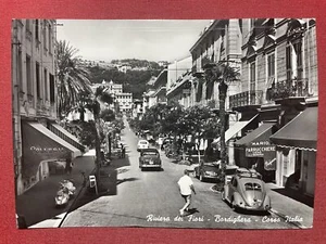 Cartolina - Riviera dei Fiori - Bordighera - Corso Italia - 1957 - Picture 1 of 2