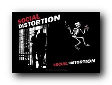 SOCIAL DISTORTION - SLAMMER - FABRIC POSTER - 30x40 WALL HANGING - HFL0588