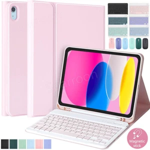 For iPad 11th Generation 11 inch A16 2025 Wireless Bluetooth Keyboard Case Mouse - Picture 1 of 85