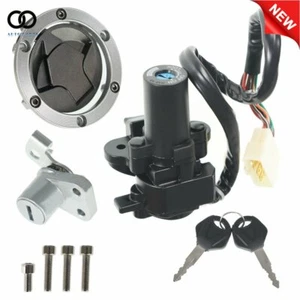 For Kawasaki Ninja 250R EX250J 2008-2012 Ignition Switch Lock Gas Cap Cover Set - Picture 1 of 6