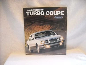 1983 FORD THUNDERBIRD TURBO COUPE BROCHURE "NOS - Picture 1 of 4