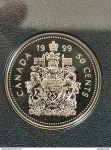 50 CENTS 1999 CANADA UNC / ISSUE DU COFFRET proof - Picture 1 of 2
