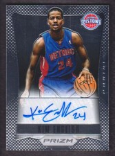 2012-13 Panini Prizm Basketball Autograph #59 Kim English Auto