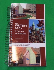 The Writers FAQs Pocket Handbook-Harris-2nd Edition-Custom 4 Yeshiva University - Foto 1 di 6