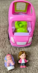 Fisher Price Little People Pink All Around Car or SUV Van Sounds Music 2013 - Picture 1 of 10