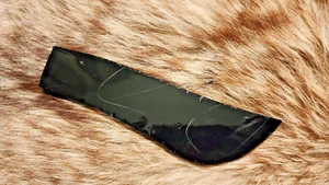 HUGE STEALTH LACE OBSIDIAN Flint Knapping Primitive Hunting Knife Blade Preform - Picture 1 of 3