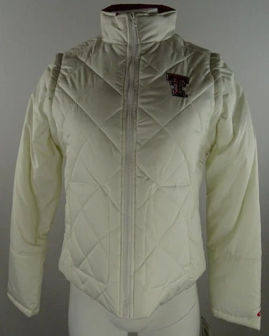 Texas Tech Red Raiders NCAA G-III Women's Puffer Jacket with Removable Sleeves Cover