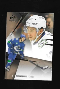 QUINN HUGHES 2023-24 SP Game Used #105 gold fragment PARALLEL /118 - Picture 1 of 2