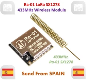 Ra-01 Lora SX1278 433MHz Ra01 Wireless Spread Spectrum Transmission Modulo - Imagen 1 de 6