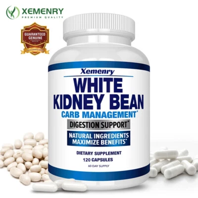  Weiße Kidneybohne - Kohlenhydratblocker, Gewichtsverlust, Verdauungsunterstützung - Bild 1 von 4