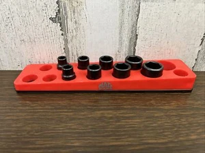 Mac Tools 8-PC. 3/8" Drive SAE Impact Socket Set - 6 Point -Offset Magnetic Tray - Picture 1 of 18