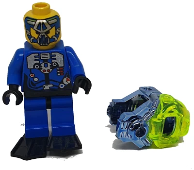 Lego Taucher Hände schwarz Flossen aqu030 Figur Minifigur 6199 6150 - Bild 1 von 2