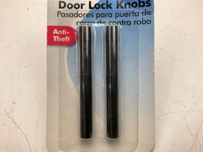 Hopkins 04501-8 Anti-Theft Door Lock Knobs, Black - Image 1 of 3