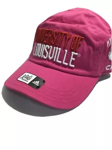 adidas NCAA Louisville Cardinals Infant My First Pink Hat, Baby Size, Pink - Picture 1 of 7