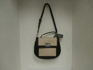 Guess Women's Cali Top Crossbody Handbag Black/Tan New !!!! - Picture 1 of 4