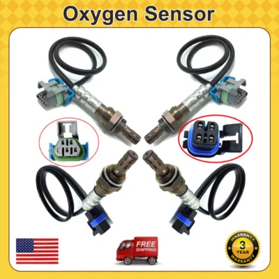 Sensor de oxígeno arriba+abajo 4 piezas para GMC Sierra 1500 Yukon 2006 y Chevy Silverado 1500 Foto 1 de 4