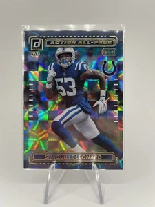 2022 Donruss Action All-Pros #AP-18 Shaquille Leonard - Indianapolis Colts - Picture 1 of 2