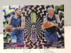 2024-25 Panini Donruss Optic LUKA DONCIC/JASON KIDD Optical Illusions #1 Dallas - Picture 1 of 2