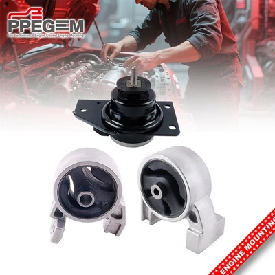 Fit 2006-2011 Hyundai Accent/ KIA Rio Rio5 1.6L Engine Motor Mount 3PCS Set - Image 1 of 4