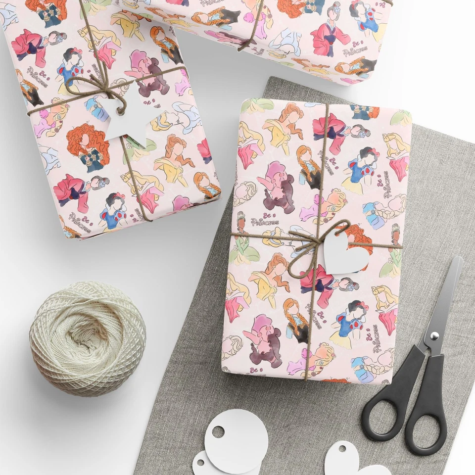 Princesses Gift Wrapping Paper Rolls, 1pc - Image 1 of 1