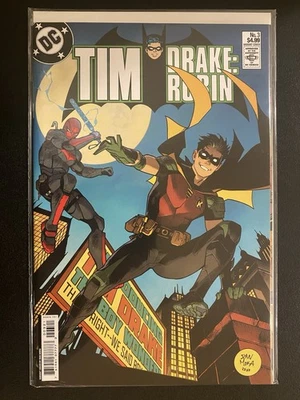 TIM DRAKE: ROBIN #3 NM-  DAN MORA VARIANT   Batman 368 Homage Cover  DC 2022 - Image 1 of 3