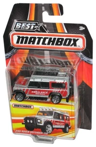 Matchbox Best of Land Rover Defender 110 (2015) Red Ambulance Medic Toy Vehicle  - Picture 1 of 1