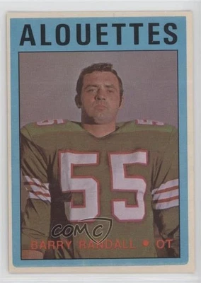 1972 O-Pee-Chee Canadian Football League Barry Randall #23 Rookie RC - Image 1 of 2