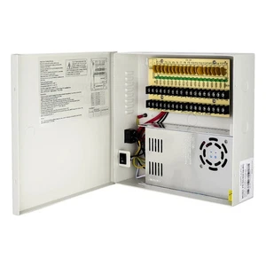 18 Channel 12V DC 10A Power Supply Distribution Box Security Camera CCTV UL - Picture 1 of 5
