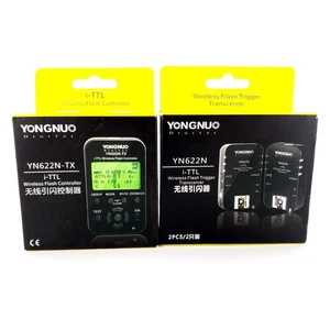 Yongnuo i-TTL YN622N-TX Wireless Controller & YN622N Flash Transceiver Nikon New - Picture 1 of 4