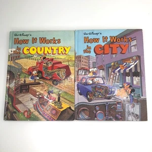 Vintage 1980s Walt Disney How It Works Kids Books - Imagen 1 de 10