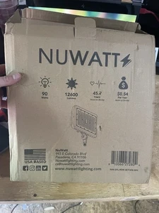 NUWATT 30W LED Flood Light, 3CCT 3000K/4000K/5000K Selectable IP65 Waterproof(H) - Picture 1 of 7