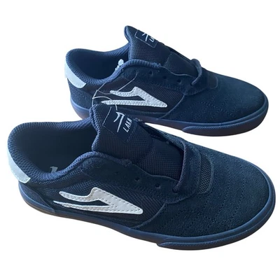 Zapato Deportivo Lakai Cambridge Niños Azul Marino Gamuza Skate Talla 1 Nuevo Foto 1 de 4