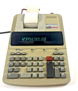 Texas Instruments TI-5660 SuperView 12-Digit 2-Color Printing Calculator Tested - Picture 1 of 15