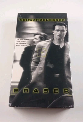 Eraser (VHS) 1996 Arnold Schwarzenegger, Vanessa Williams, James Caan Sealed - Image 1 of 3