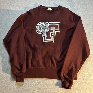 Champion Reverse Weave Fordham University Crewneck Sweatshirt - Mens Medium M - Picture 1 of 5
