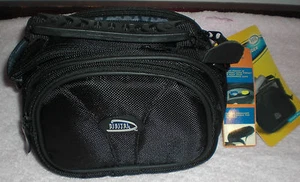 NWT Vivitar BL-304BLK Digital Concepts Digital Camera Case Mini Camcorder Bag - Picture 1 of 11
