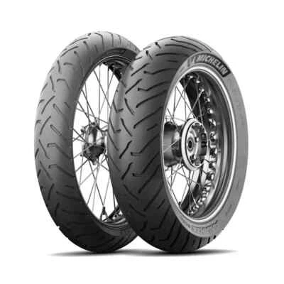 COPPIA GOMME MICHELIN 110/80-19 59V + 150/70-17 69V ANAKEE ROAD - Immagine 1 di 4
