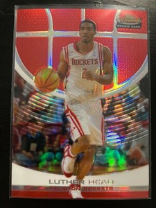 2005-06 Finest Refractors Red #111 Luther Head RC/169/Rockets! KC39
