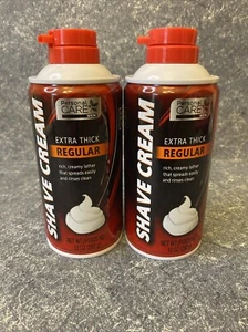 2-Pack Personal Care Extra Thick Men's Shave Cream Regular 10oz - Picture 1 of 7